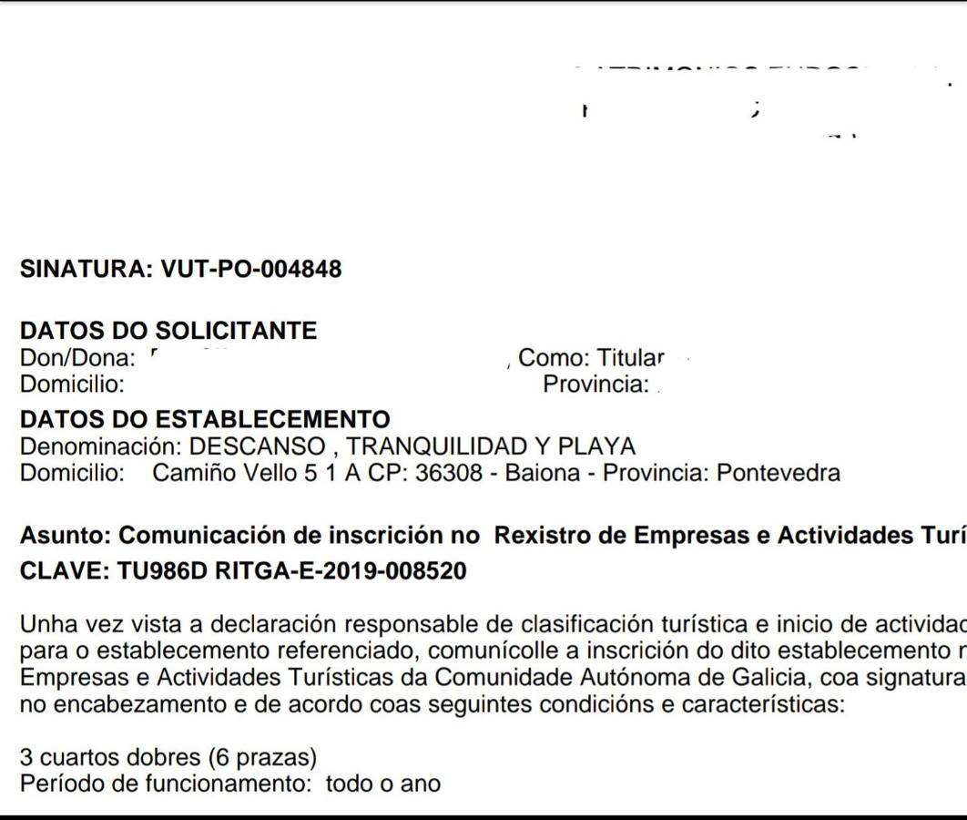 O Fogar De Susana Baiona Extérieur photo